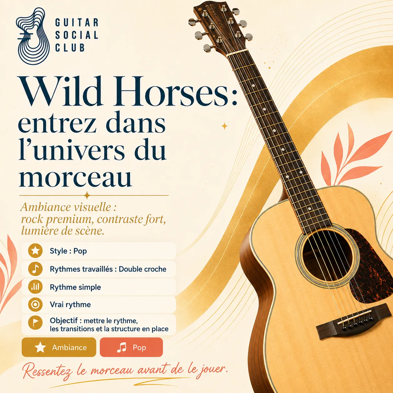 Ambiance musicale originale pour Wild Horses sans pochette ni artiste