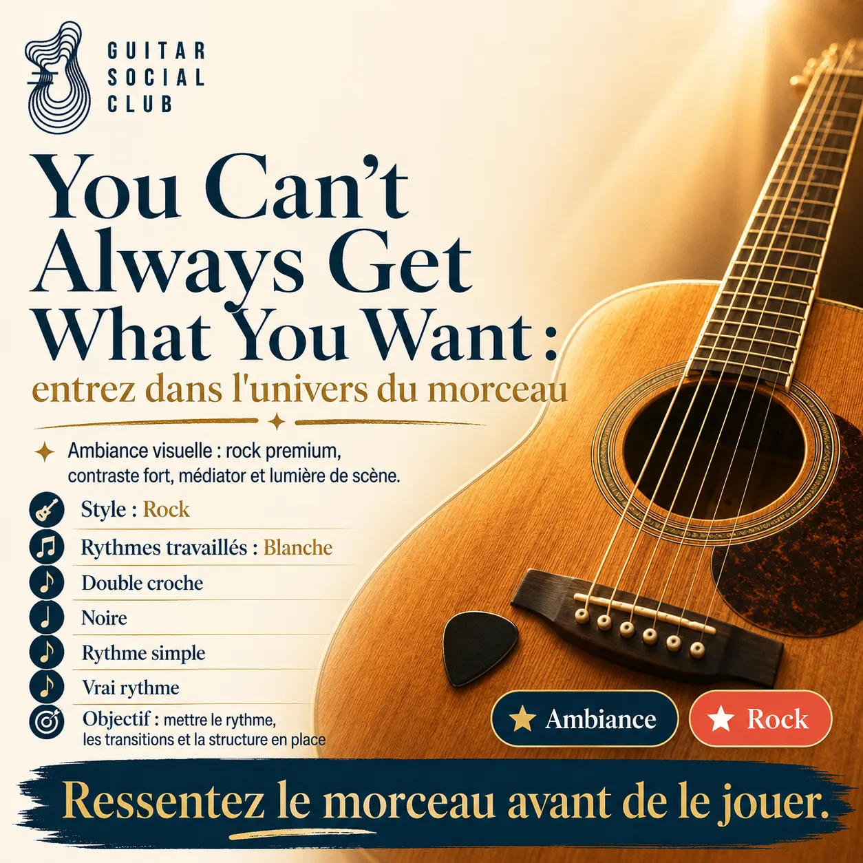 Ambiance musicale originale pour You Can't Always Get What You Want sans pochette ni artiste