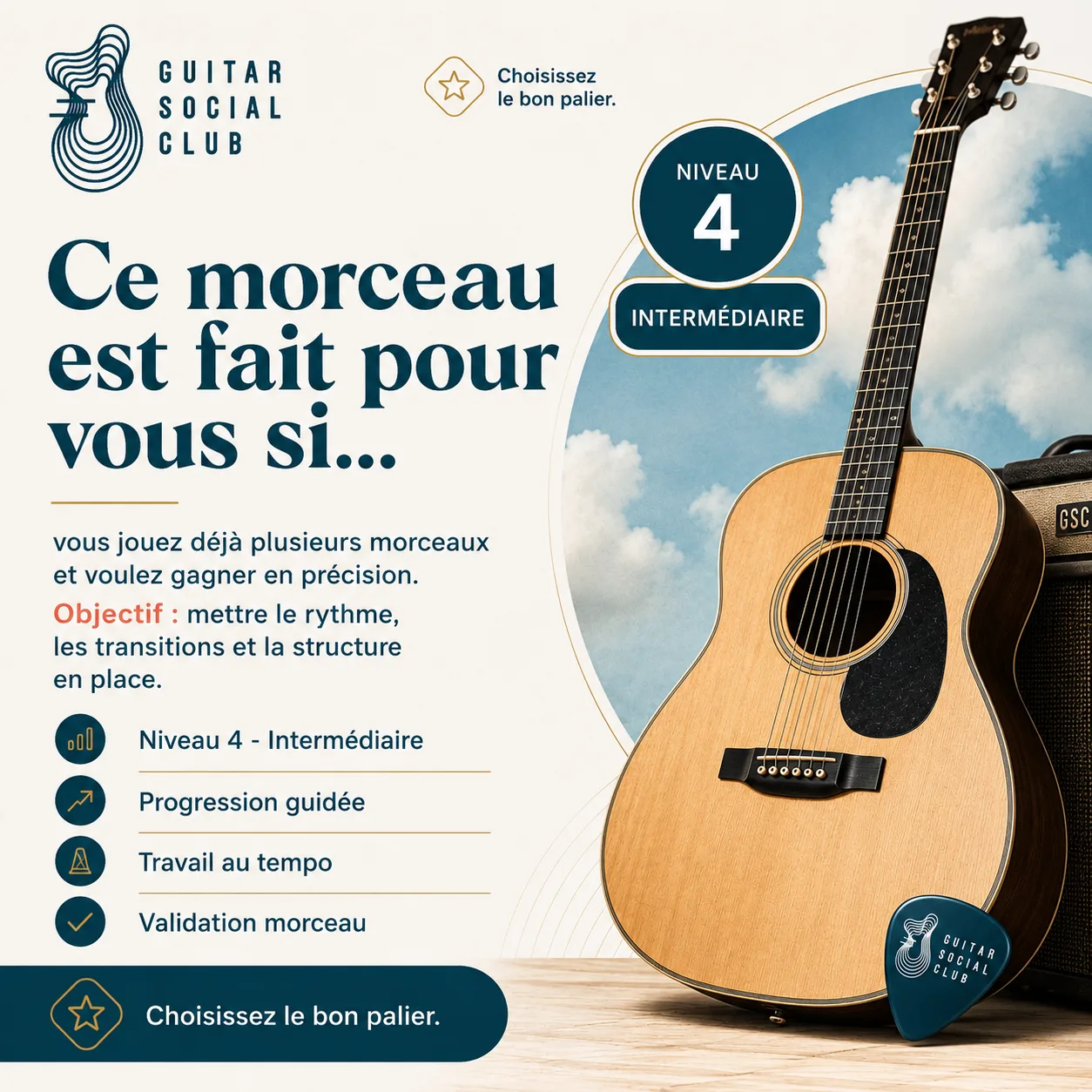 Diagnostic niveau et progression pour Behind Blue Eyes