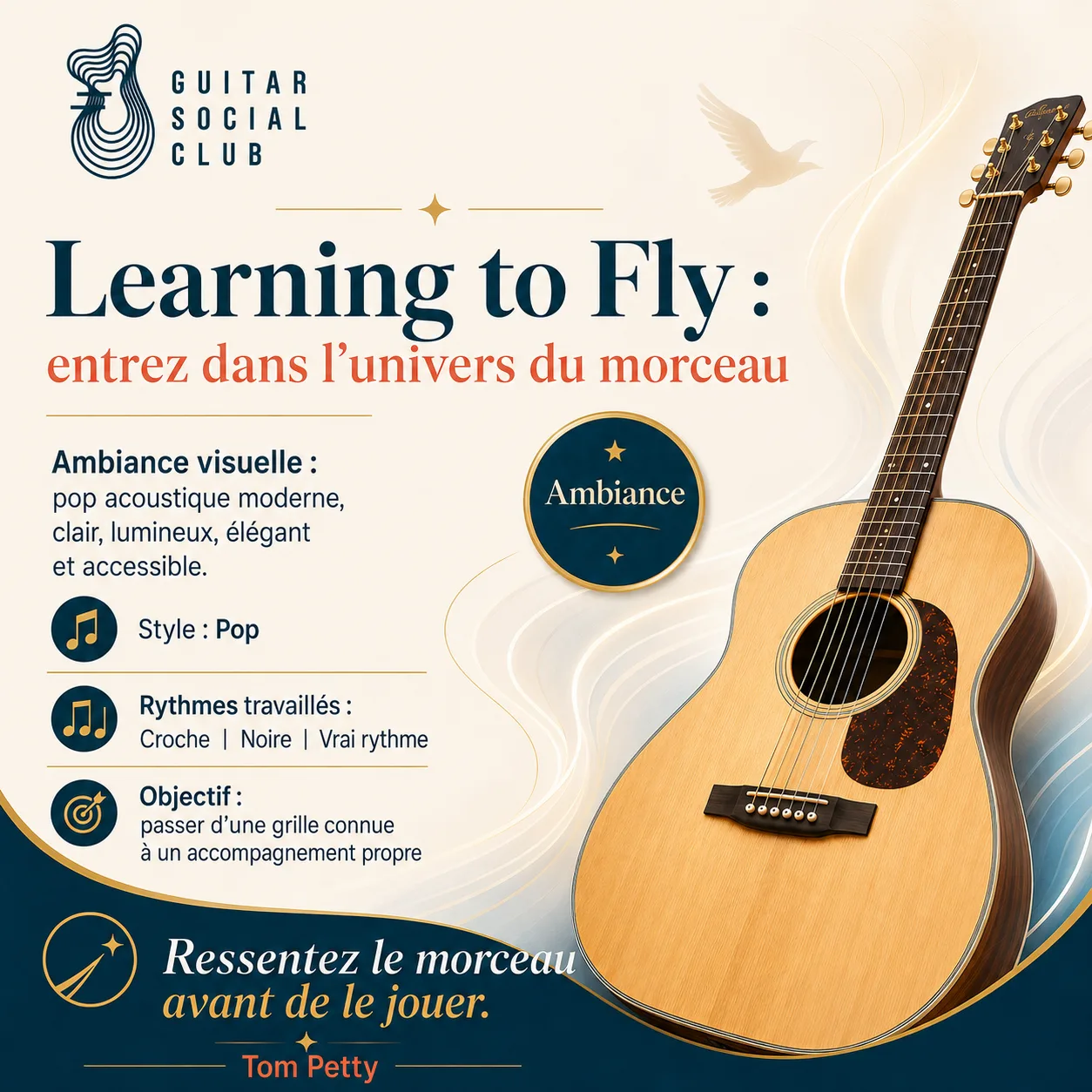 Ambiance musicale originale pour Learning to Fly sans pochette ni artiste