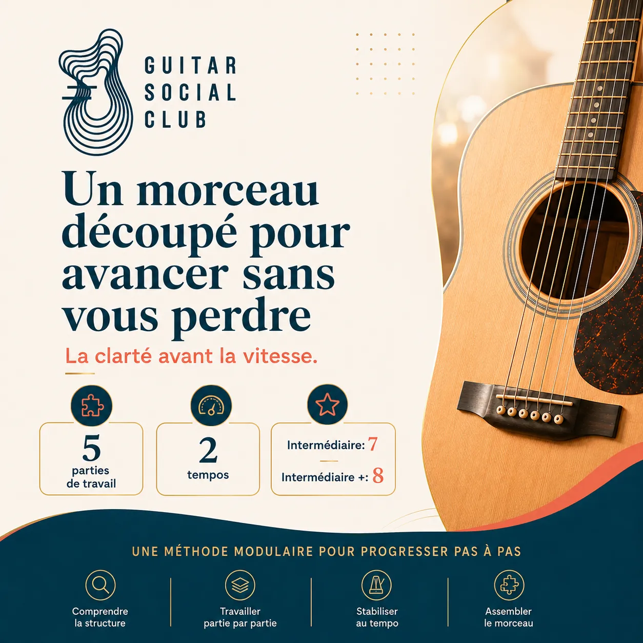 Découpage pédagogique du morceau Baby Can I Hold You Tonight