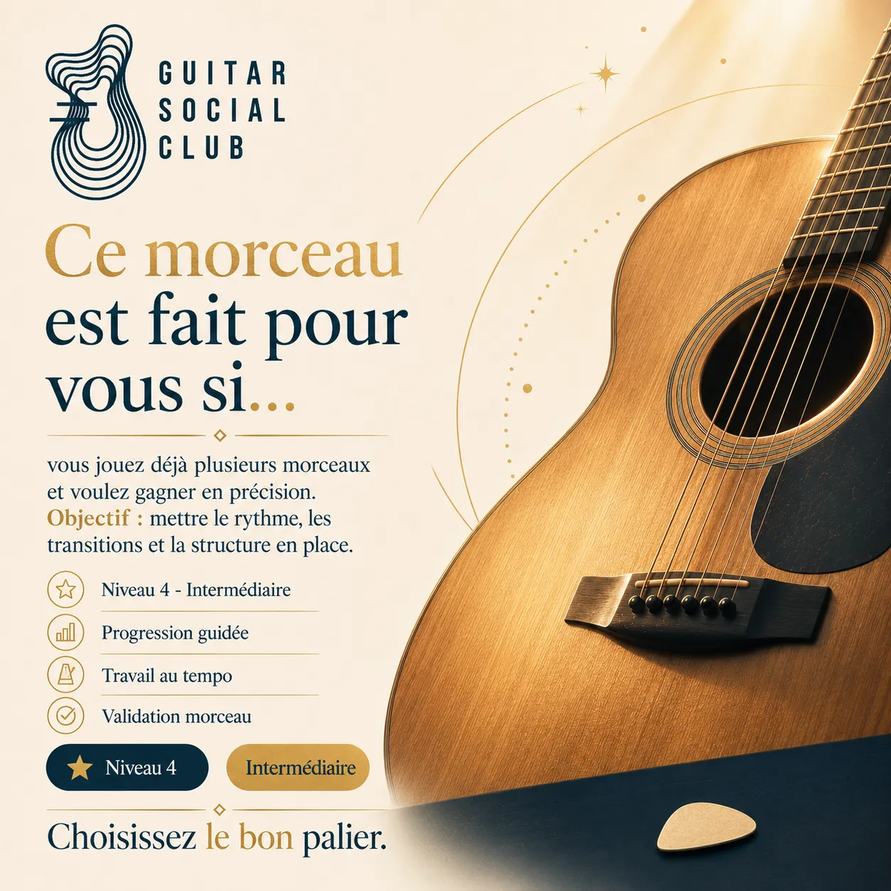Diagnostic niveau et progression pour One