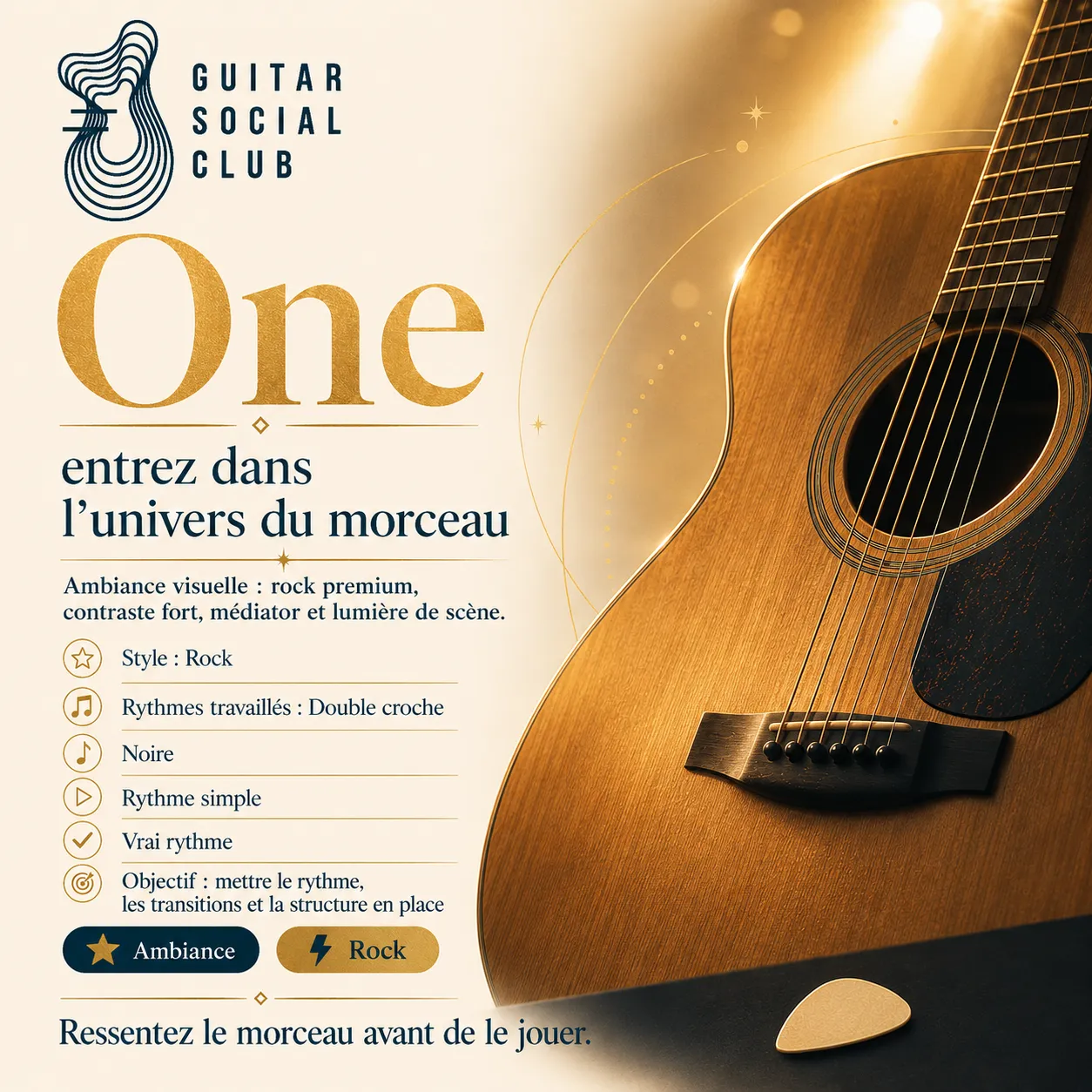 Ambiance musicale originale pour One sans pochette ni artiste