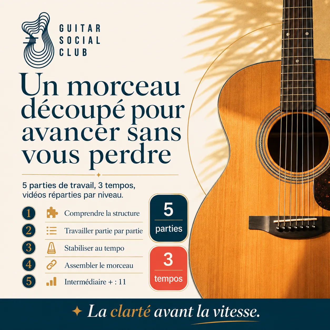 Découpage pédagogique du morceau Sunday Bloody Sunday