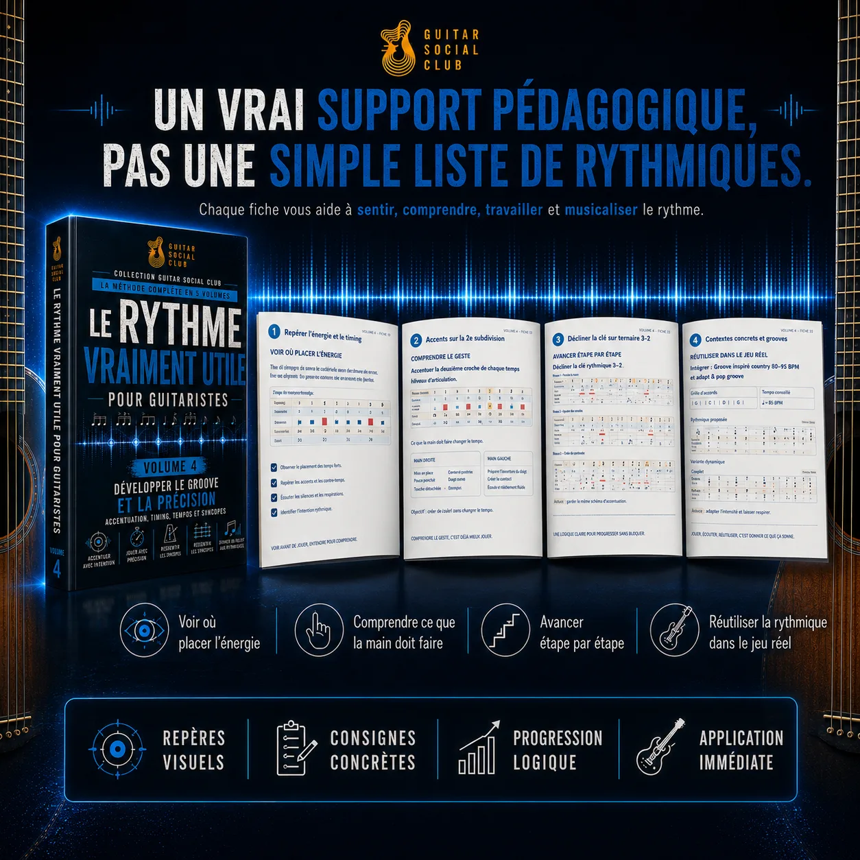 Support pédagogique du volume 4 avec fiches progressives, repères visuels, exercices concrets et application immédiate