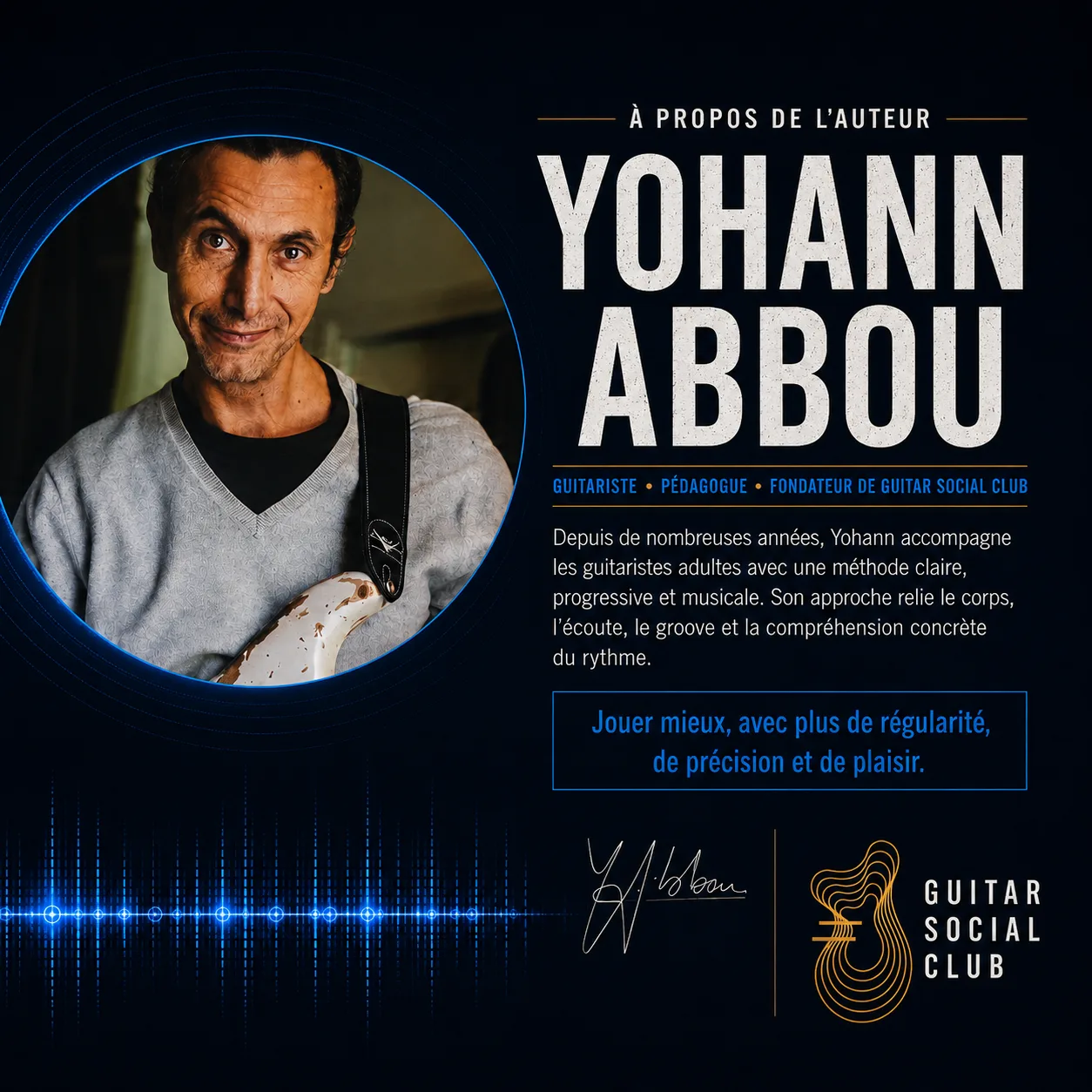 Le rythme vraiment utile volume 4 conçu par Yohann Abbou pour aider les guitaristes à jouer avec régularité, précision et plaisir