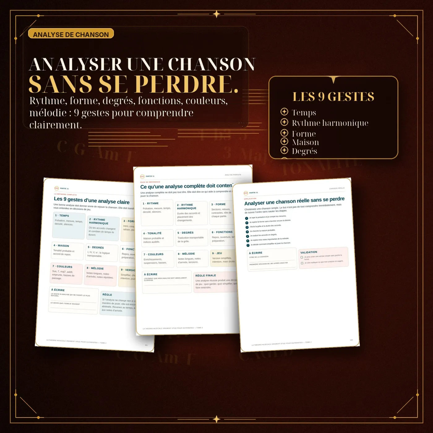 La théorie musicale vraiment utile Tome 2 - analyser une chanson sans se perdre