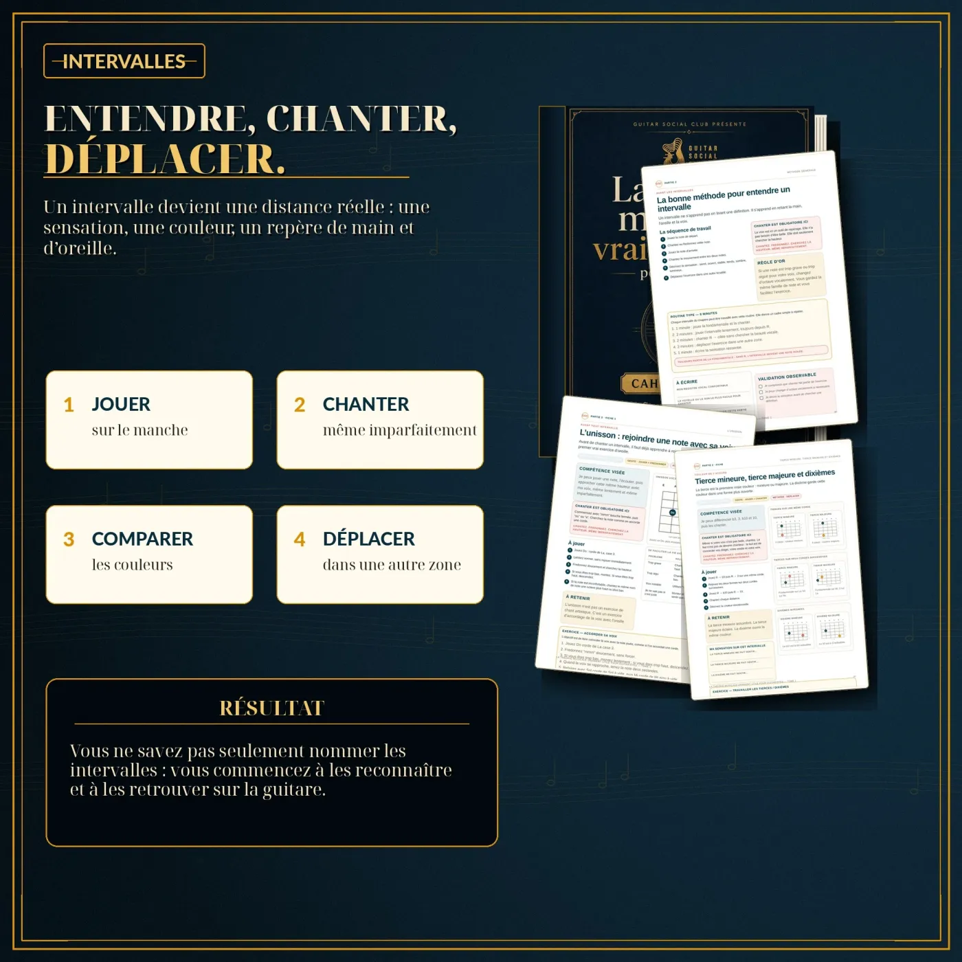La théorie musicale vraiment utile Tome 1 - entendre, chanter et déplacer les intervalles à la guitare