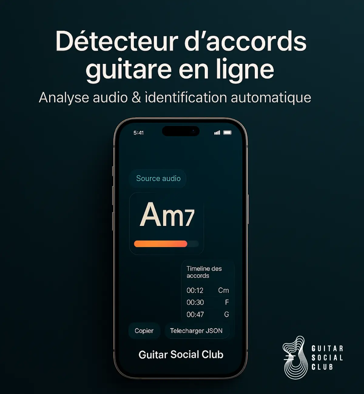 Trouver les accords d'une chanson