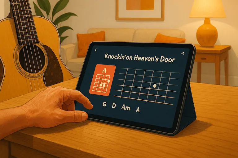 Application IA guidant l’apprentissage humain Application IA pour apprendre la guitare, importance de l’humain en musique