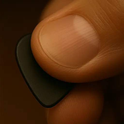 Prise médiator débutant pour guitare