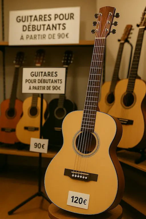 Sélection de guitares abordables pour guitaristes débutants
