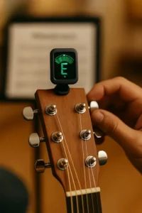 Accordeur à pince accordant corde MI guitare Guitar Social Club