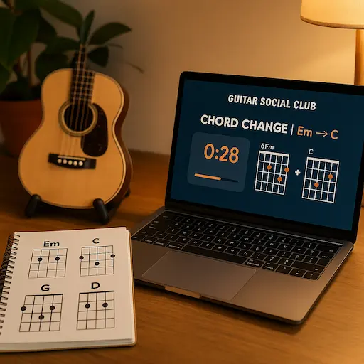 Outils pour progresser à la guitare débutant