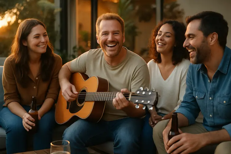 Communauté Guitar Social Club jouant Heroes