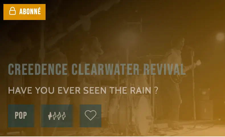 Tutoriel guitare Have You Ever Seen the Rain CCR