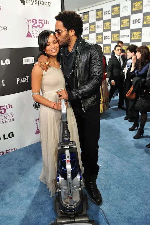 Lenny Kravitz et sa fille Zoé