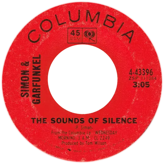 45 tours de The Sound of Silence