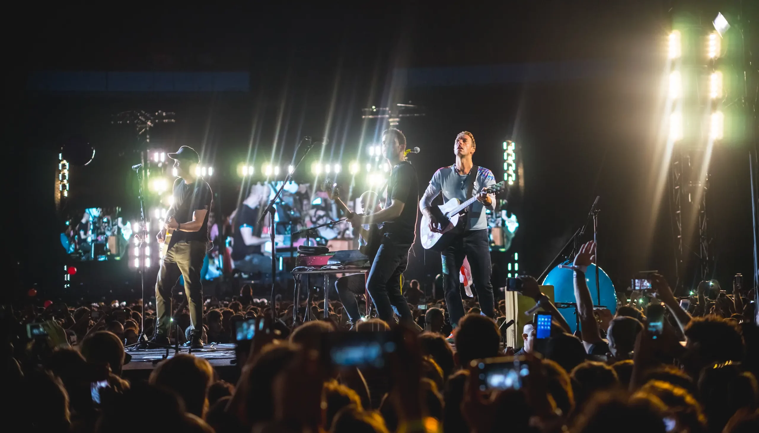 Coldplay en performance