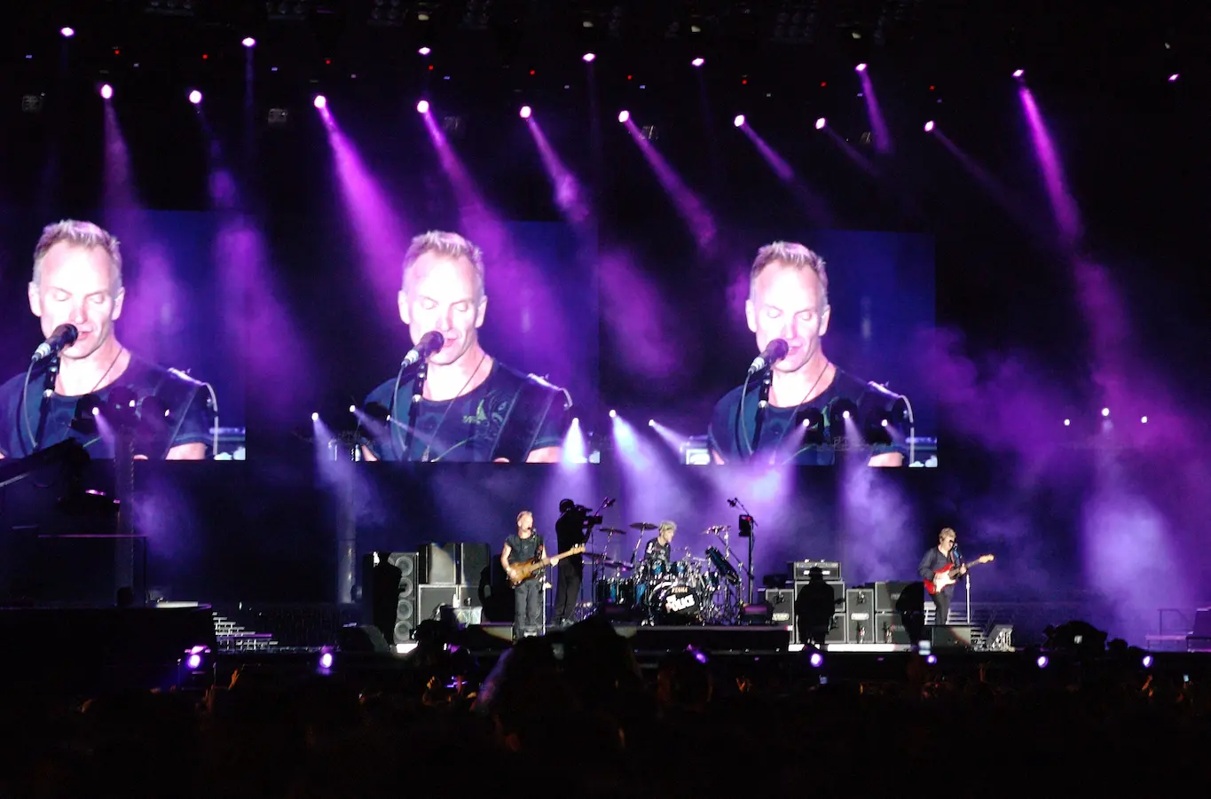 The Police en performance live