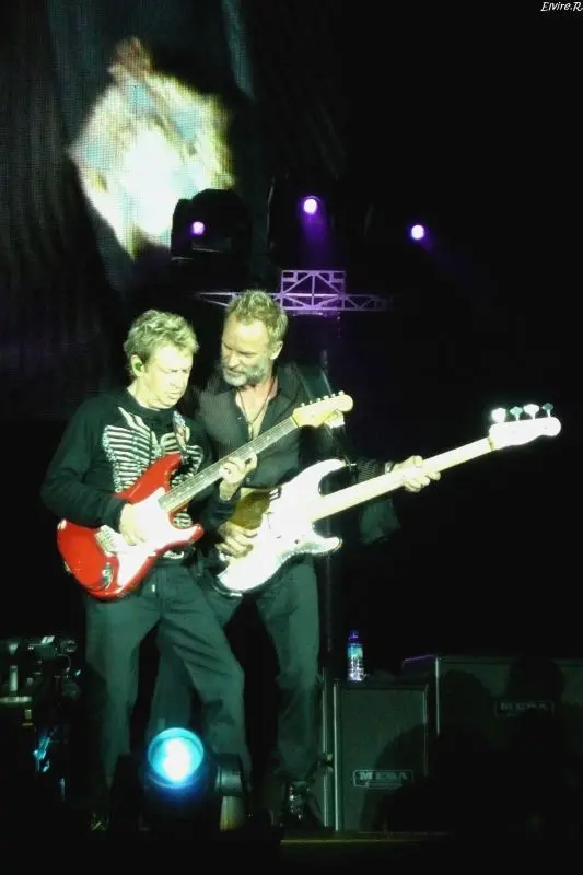 Sting et Andy Summers de The Police