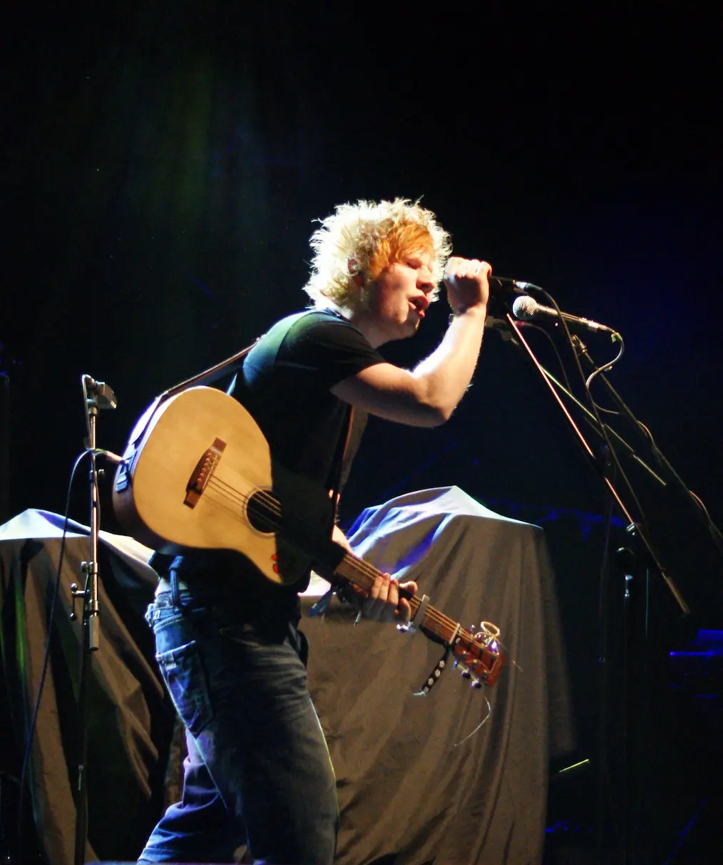 Ed Sheeran sur scène