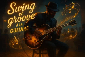 Illustration du groove et du swing a la guitare