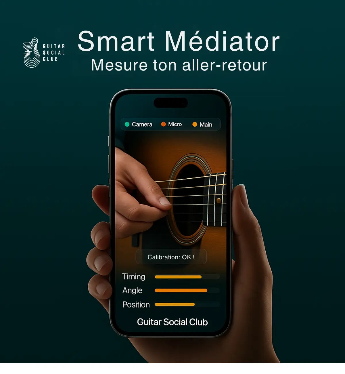 Technique aller-retour médiator guitare