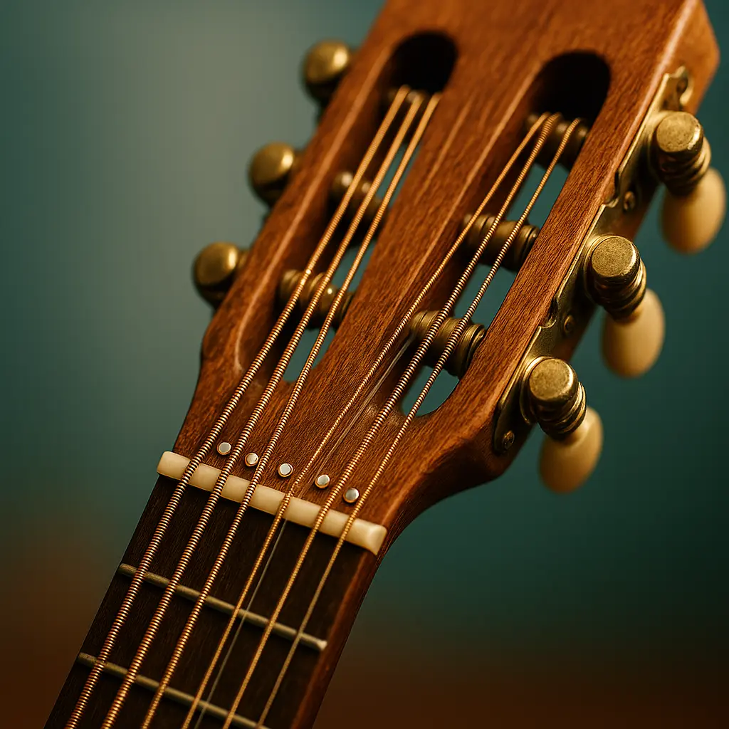 Accordage charango G C E A E réentrant, cinq chœurs