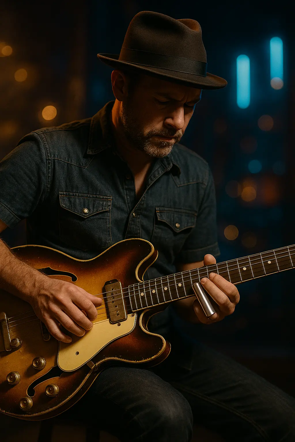 Accordage Open E guitare : la sonorité dorée du blues slide, E B E G# B E