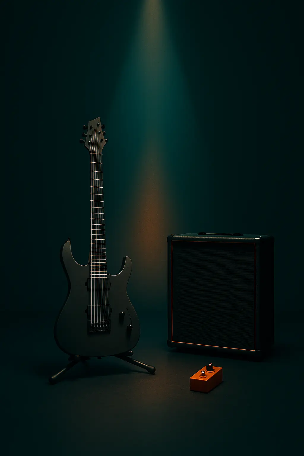 Scène metal moderne en Drop B : énergie et gros sons