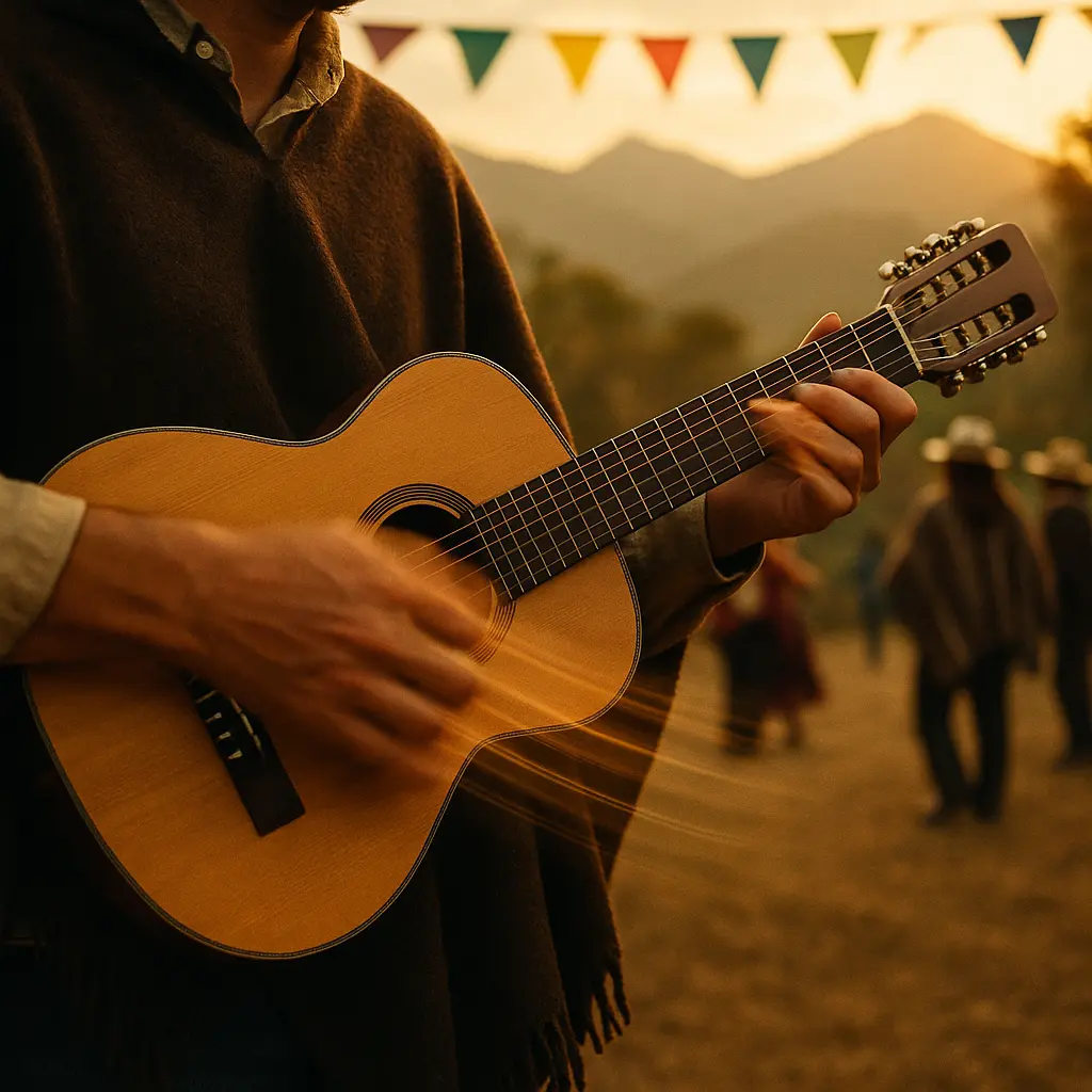 Ensemble andin avec tiple — bambuco et pasillo