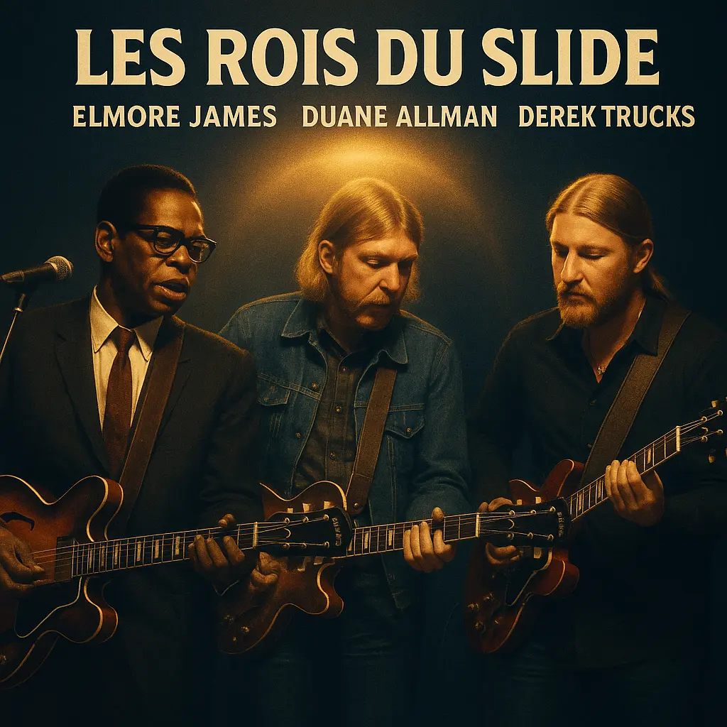 Hommage aux maîtres du slide en Open E : Elmore James, Duane Allman, Derek Trucks