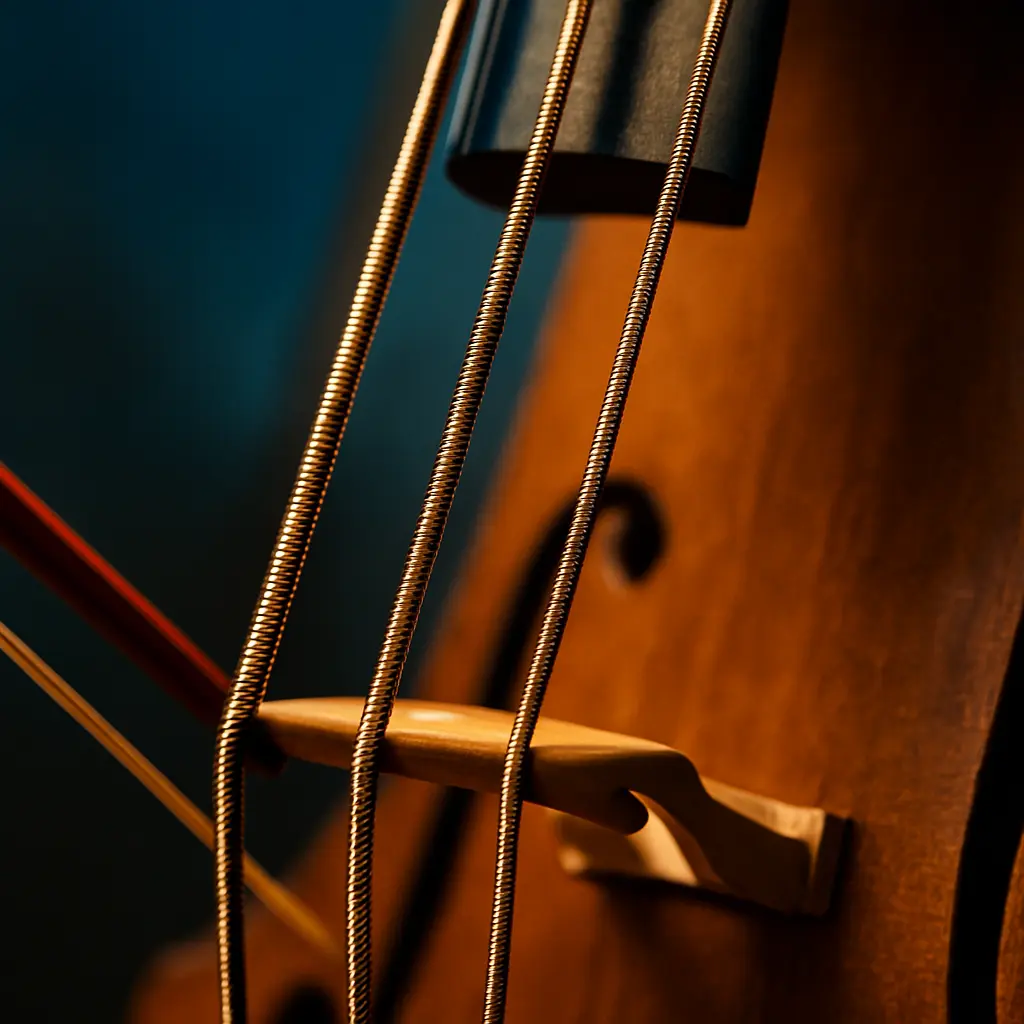 Leviers et pédales de l’octobasse permettant de jouer les notes