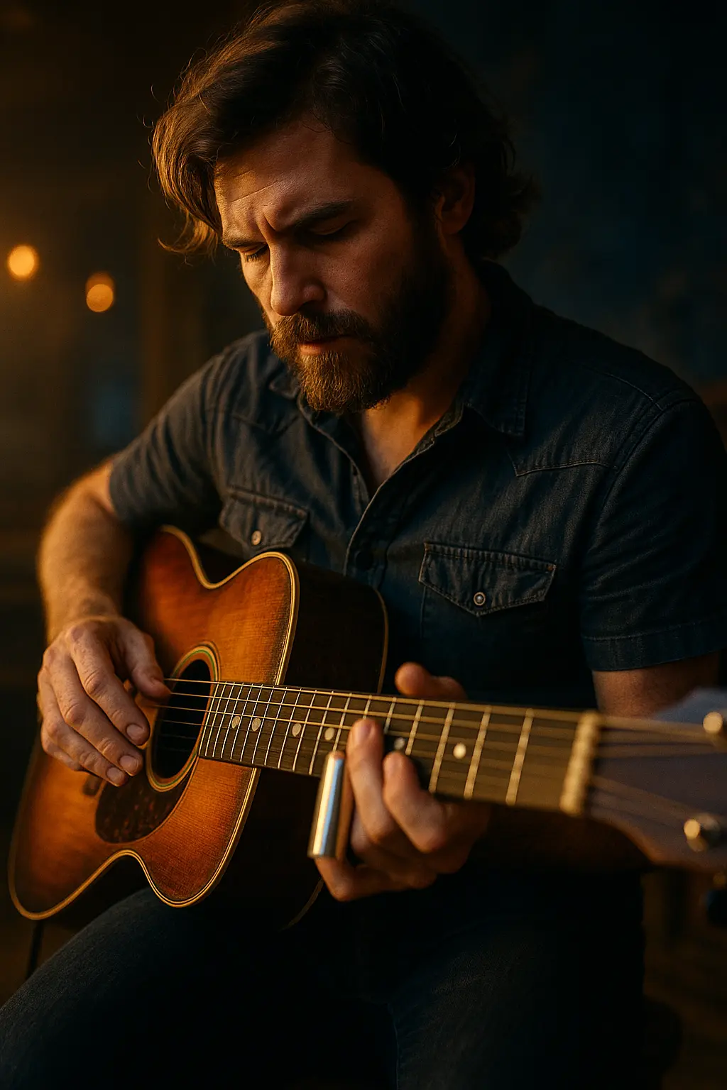 Open A guitare : accordage E A E A C# E pour riffs rock et folk