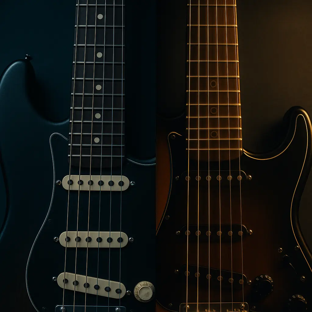 Comparatif : Standard vs DADGAD vs EADGAD sur le même manche