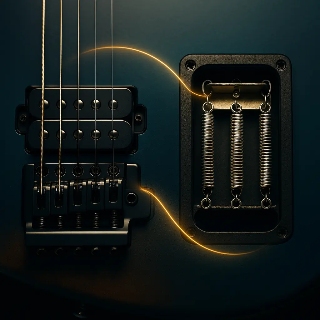 Stabiliser vibrato guitare : Floyd Rose équilibré entre ressorts et tension des cordes