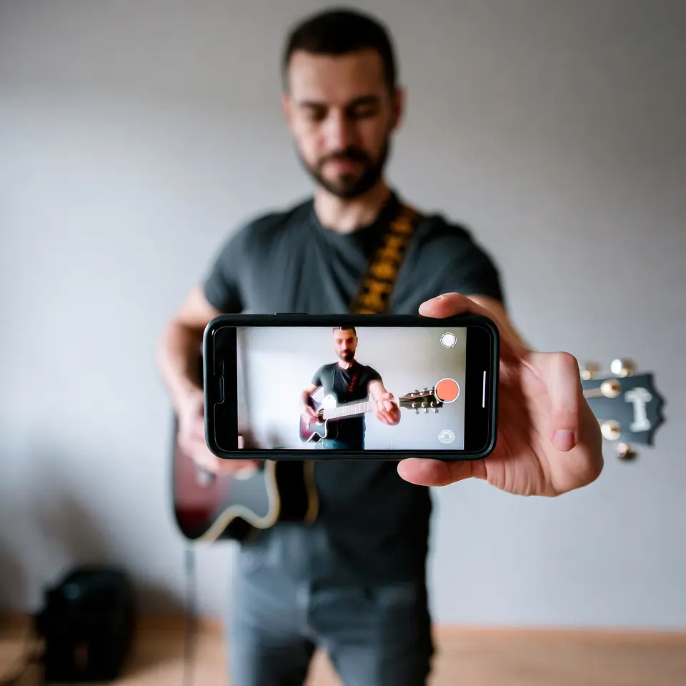 Réseaux sociaux pour professeur de guitare – Instagram, TikTok, YouTube