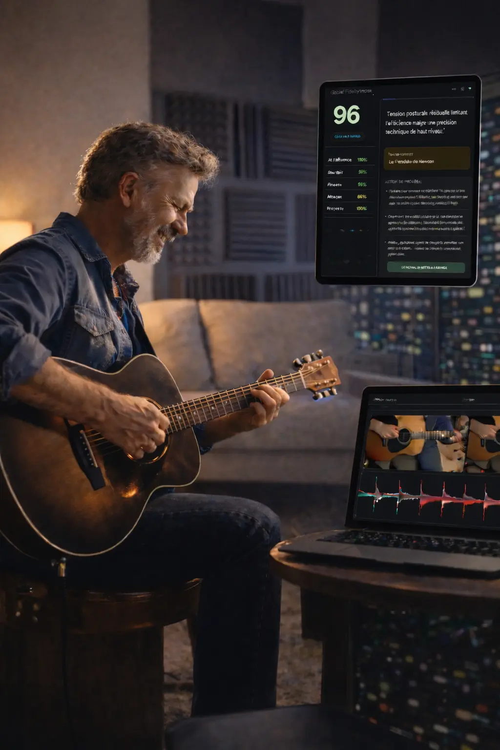 Application Guitar Match&Play – l'app qui t'écoute jouer et te corrige en te donnant des solutions (avec IA) 