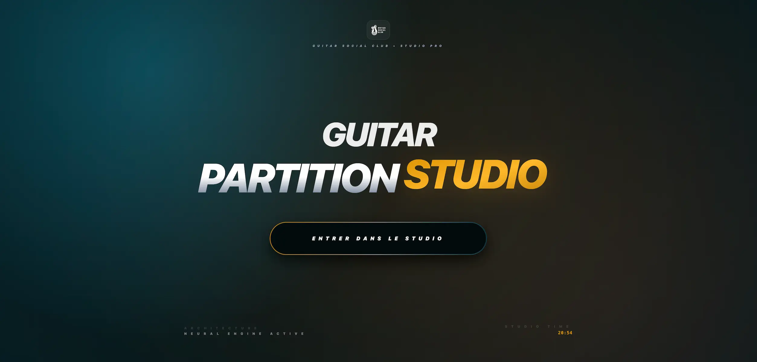 écrire une grille d’accords guitare avec Guitar Partition Studio page de garde